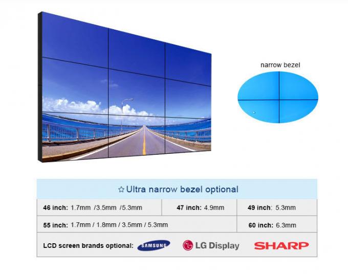 Samsung schmale Einfassung des 55-Zoll-Einkaufszentrums führte Videowandfernsehen