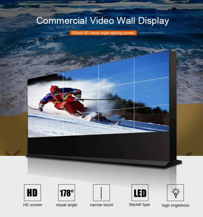 Samsung schmale Einfassung des 55-Zoll-Einkaufszentrums führte Videowandfernsehen