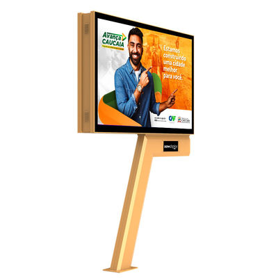 High-End-Design 8000nits p6 Front IP65 Stahl LED-Bildschirm wasserdicht Werbetafel Außenwerbung