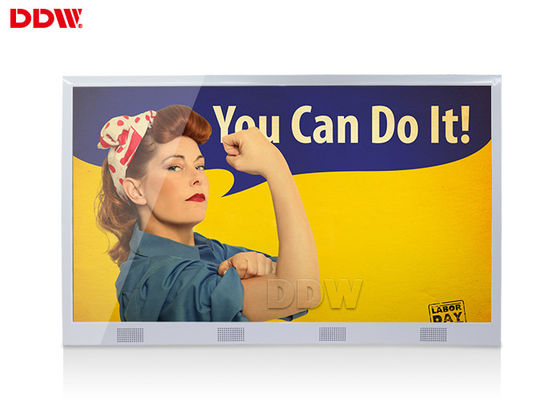 Innenan der wand befestigte Werbungs-Anzeige lcd 55 Zoll-Höhen-Entschließung Wifi MP4