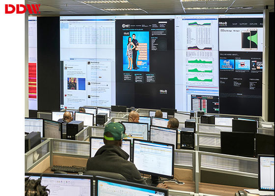 55" Einfassungsmonitor der wand 1.7mm des multi Schirmes 700nits Videoschmaler ultra für Medienleitstelle DDW-LW550HN14