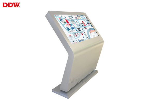 DDW fertigte 49 Bodenstand lcd-Touch Screen Kiosk des Zoll 500cd/m2 für Einkaufszentrum DDW-AD4901TK besonders an