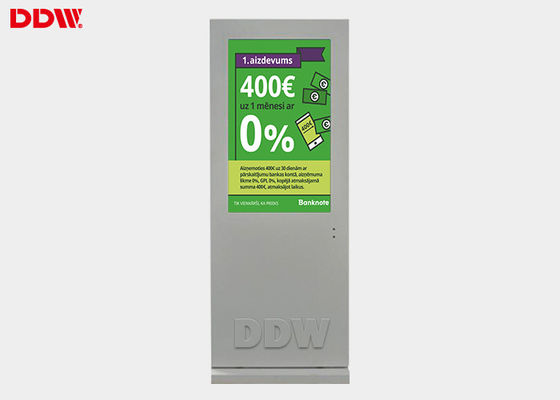 FCC / RoHS Digital Signage Bildschirme Digital Sign Board 700Nits Helligkeit