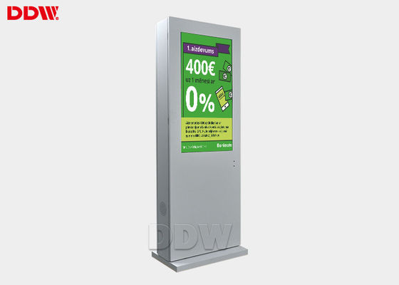 FCC / RoHS Digital Signage Bildschirme Digital Sign Board 700Nits Helligkeit