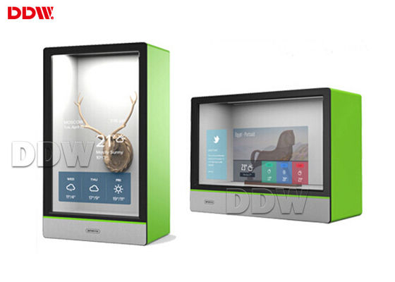 DDW-ADTS8601 transparente LCD Helligkeit der Anzeigen-digitalen Beschilderung 1500cd/m2 für Einzelhandelsgeschäft