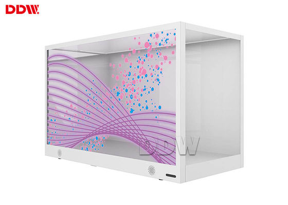 Hohe Qualität lcd-Monitor der transparenten digitalen Beschilderung von 32 Zoll transparenter für Einzelhandelsgeschäft