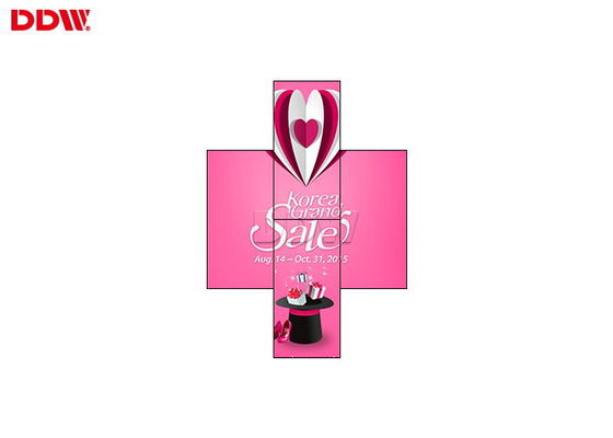 3.5mm Einfassung 55" Nissen 1080P 500 unregelmäßige Lcd-Videowand