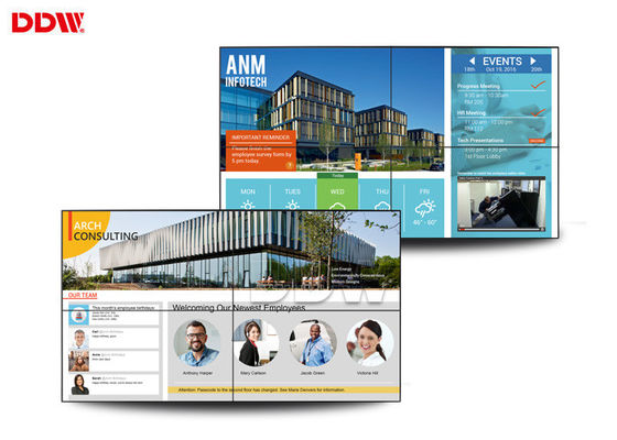 49" Videowand-Schirm, geführter Videowand-ultra schmaler Rahmen-Entwurf im Freien