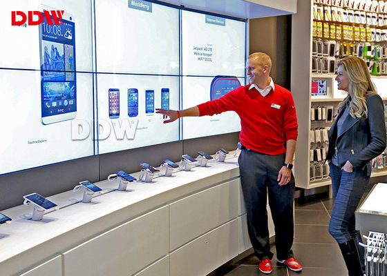 Körperliche Hintergrundbeleuchtung des interaktiven Videos des Bewegungs-Sensor-55 der Wand-HD der Entschließungs-1920*1080 LED