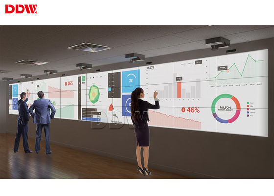 Flexible Touch Screen Wand-Anzeige, LCD-Videowand zeigen 3,5 Millimeter-Einfassung an