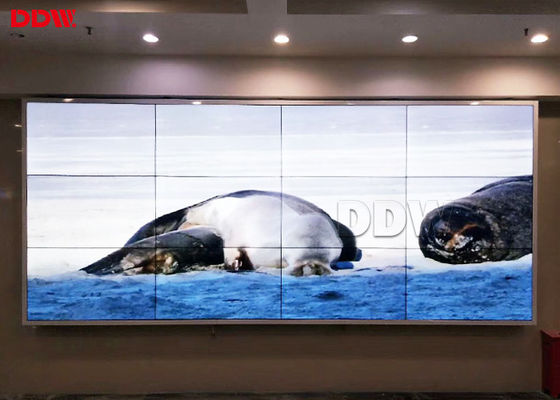 Schmale Einfassung 700nits der Supermarkt-Handelsvideowand-46 des Zoll-1.7mm ultra