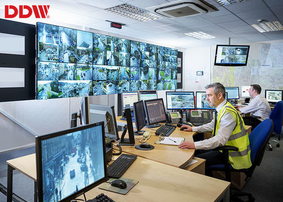 49" Videowand-Anzeigen-Monitoren, hohe Farbtonleiter-Sicherheits-Videowand