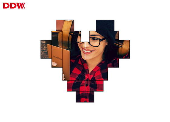 Personifizierte super schmale Einfassungs-Videowand der Mosaik-Videowand-/DDW