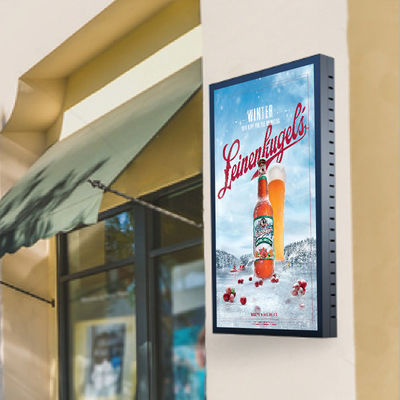 43 Zoll im Freien alle an der Wand befestigte hohe Helligkeits-Aluminiumdigitale Beschilderung