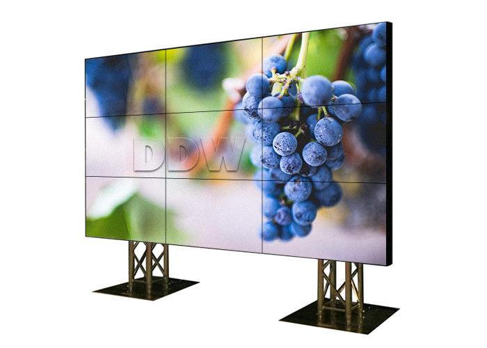 Super Thin Bezel 4K Multi Screen Display Wall 3x3 Support DVI  VGA AV YPBPR Signals