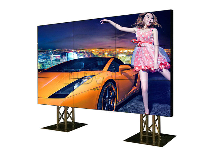 Portable 4k HD LCD Video Wall Trade Show Displays 60Hz 230W Customized module 500 nits 7x24hours