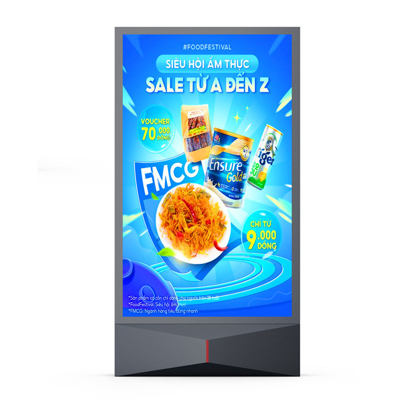 Einfache Installation IP65 wasserdicht P4 P5 P6 P8 P10 mupi digitale LED-Digitalschildschirm