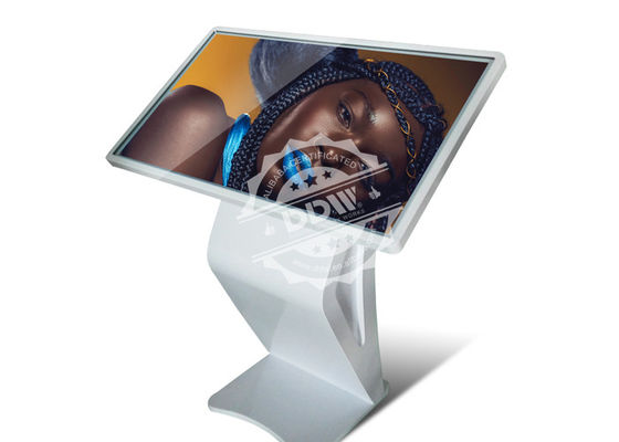 Drehender lcd zeigen ausgeglichenes Glas der Stärke des Kiosks 3mm Touch Screen digitaler Beschilderung an