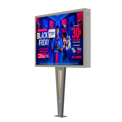 Hochwertiges Design p6 8000nits aus Stahl, wasserdicht IP65 digitaler Outdoor-Led-Werbetafel für Werbung