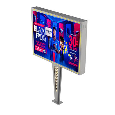 Hochwertiges Design p6 8000nits aus Stahl, wasserdicht IP65 digitaler Outdoor-Led-Werbetafel für Werbung