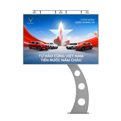 P6 8000nits Stahl IP65 wasserdicht digitale elektronische Werbeflächen im Freien