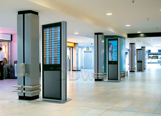 Anzeigen-Totem 42" StandaloneStretched LCD wechselwirkendes WLED von hinten beleuchtet mit Software
