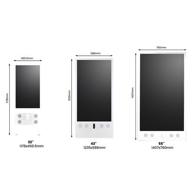 43 Zoll Digital Signage Outdoor Portable und Batteriebetrieb für effektive Werbelösungen