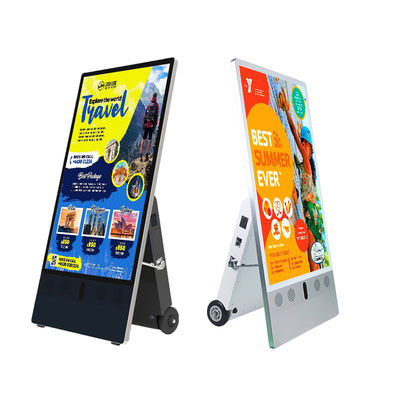 43 Zoll Digital Signage Outdoor Portable und Batteriebetrieb für effektive Werbelösungen