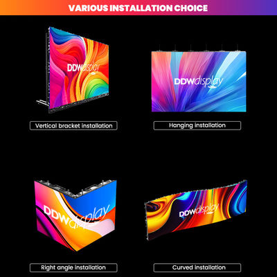 LED-Display für professionelle Bühnenvermietung für Leistung 160/160° Blickwinkel und Kontrastverhältnis 5000:1
