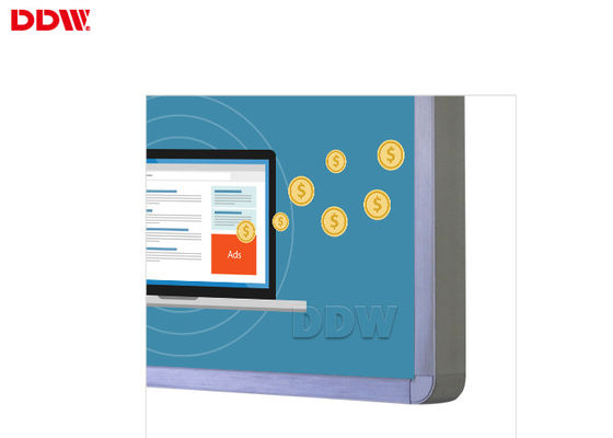 FHD-Innenaufzugs-an der Wand befestigte Werbung zeigt Touch Screen hohe Helligkeit an