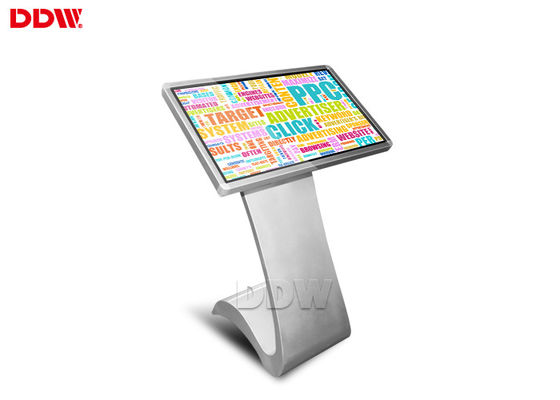 Totem-Anzeige Fhd-hohe Auflösung 500cd/m2 DDW-AD6501TK Multimedia-Touch Screen digitaler Beschilderung H178º/V178º