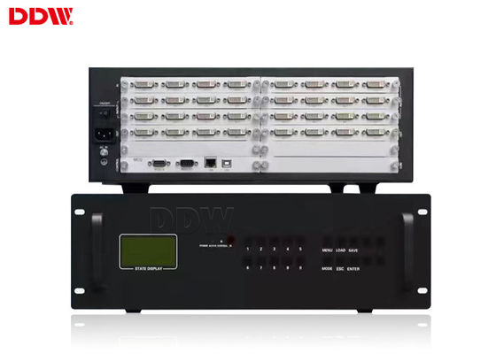 Geführter Videovideowandprozessor wand Prüfers 2x 4k DVI/VGA/YPbPr/Handels Schnittstelle DDW-VPH1515
