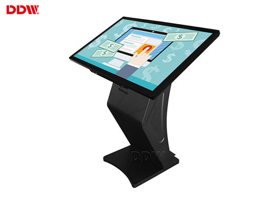 Notenkiosk Fahrwerkes Innen-Windows des Zoll 10points der Fabrik Bodenstand lcd-Notenfilmwerbungsanzeige heißer 43 kapazitiver