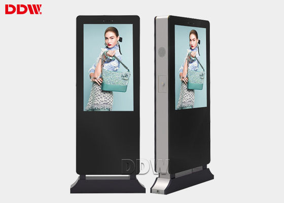 2000 Nits 55" Standing Digital Signage Kiosk mit Lüfterkühlsystem