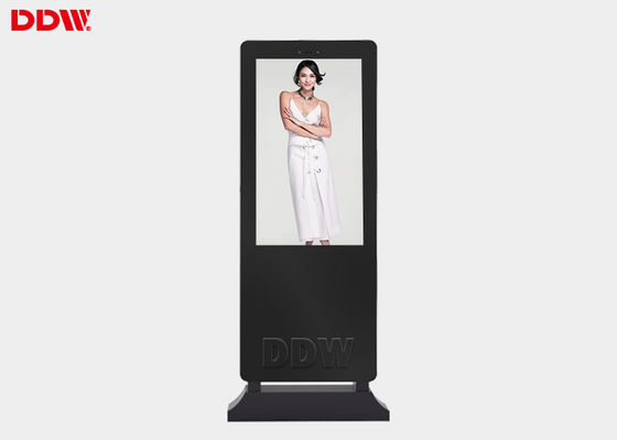 2000 Nits 55" Standing Digital Signage Kiosk mit Lüfterkühlsystem