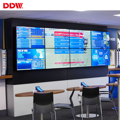 Schirm-Funktions-dünnes Einfassung Fernsehen der Operationszentrum CCTV-Videowand-5.3mm Spleiß-500nits