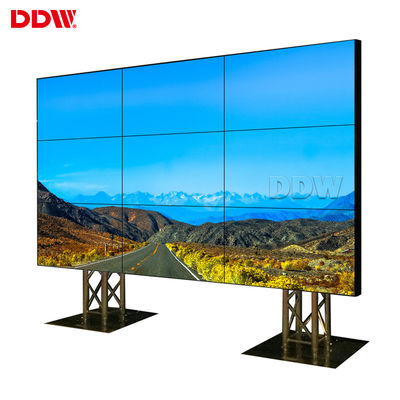 5.3mm ultra schmale Einfassungs-Videowand 46 Zoll, nahtlose LCD Anzeige 500nits