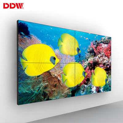 An der Wand befestigte dünne Einfassungs-Video- Wand, Blendschutz-500 Nissen-multi Bildschirmanzeige-Wand