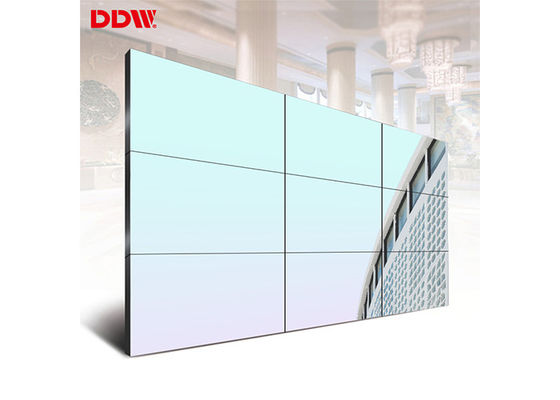3x3 alleinstehende nahtlose LCD-Bildschirme, Einfassung abzüglich der Videowand 55 Zoll