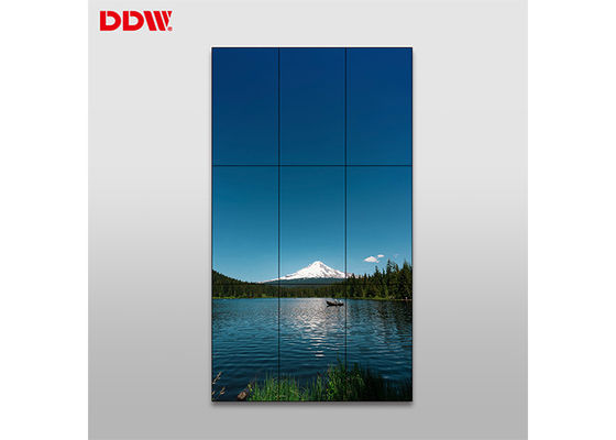 Multi Schirm-Videowand annoncierend, zeigen Frameless LCD lärmarme Fans an