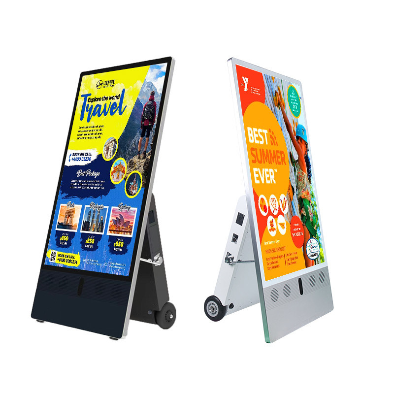 43 Zoll Digital Signage Outdoor Portable und Batteriebetrieb für effektive Werbelösungen