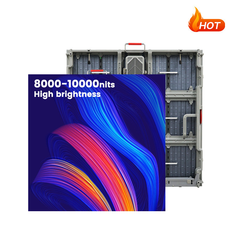 Vollfarbige P5 P6.67 P8 P10 Außen Aluminium Außen LED-Bildschirm Werbung Led-Bildschirm